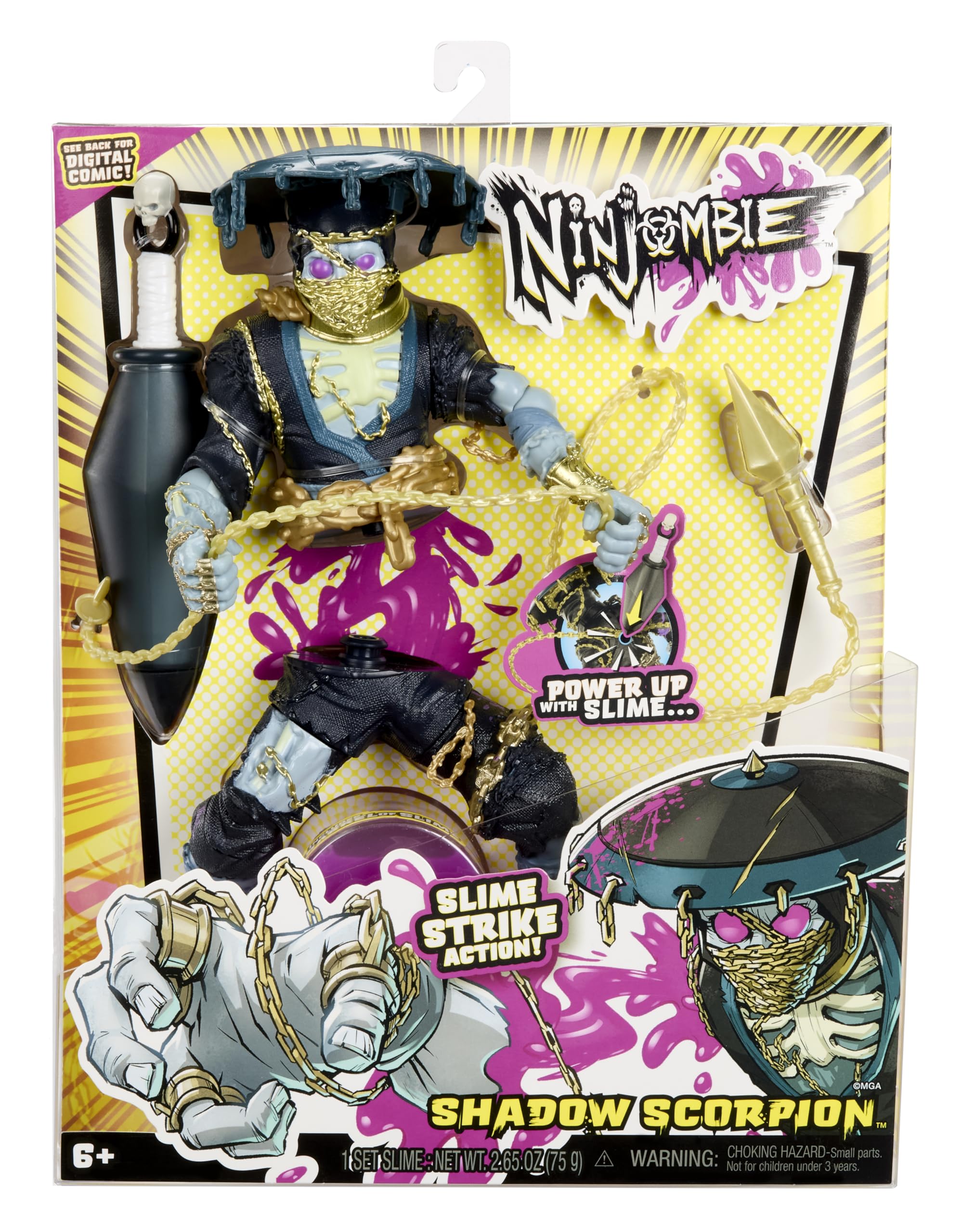 Amazon.com: MGA Entertainment Ninjombie Action Figure - Shadow