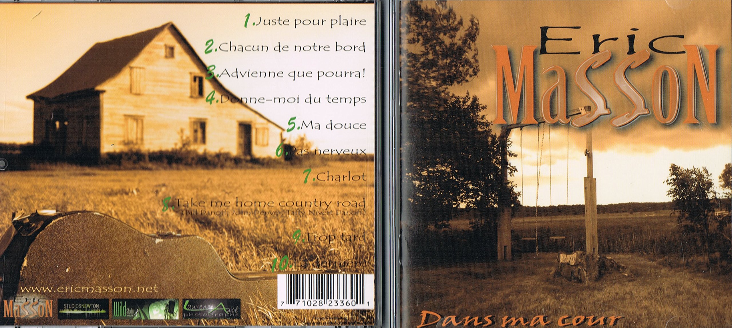 DANS MA COUR - ERIC MASSON [Audio CD] Eric Masson