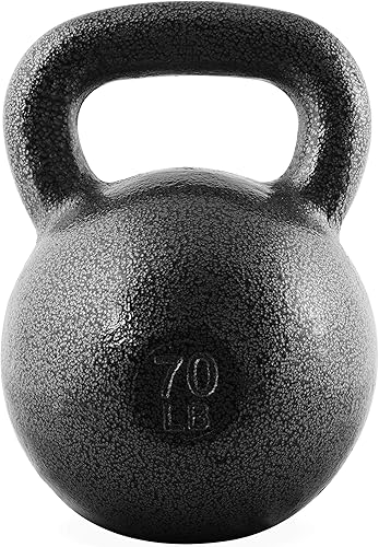 WF Athletic Supply Hammerstone - Pesas rusas de hierro fundido pintadas, equipo de hogar y gimnasio, ideal para entrenamiento de fuerza,