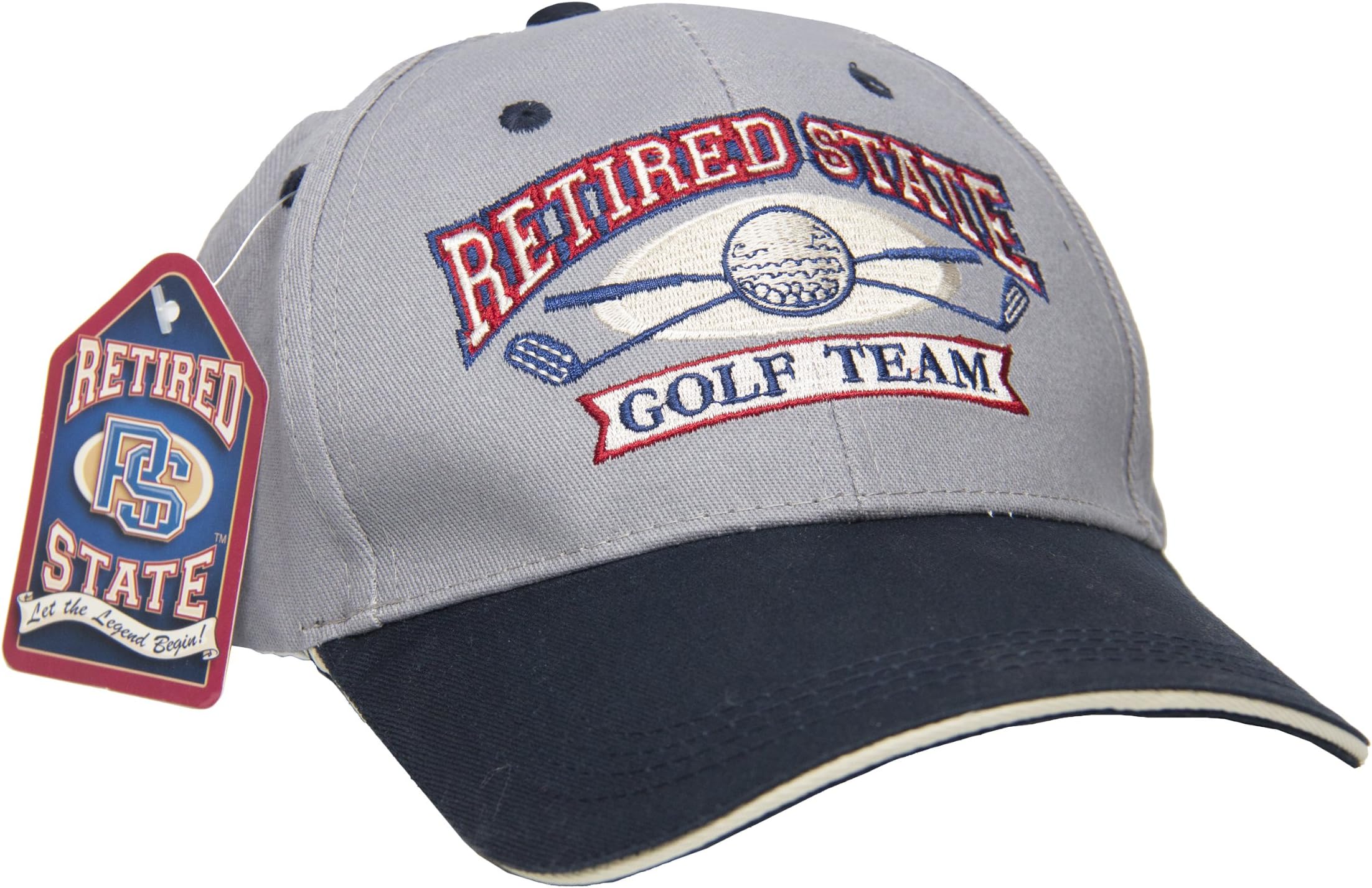 Vintage Dude Retired State Baseball Hat (Golf Team)