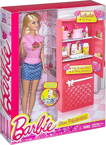 Miniatura 2 de Barbie Juego de muñecas y nevera
