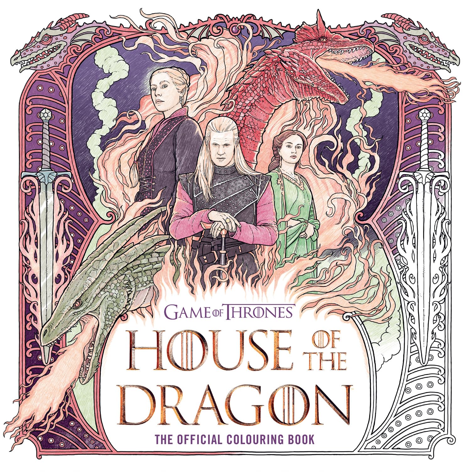 House of the Dragon: The Official Colouring Book: The perfect gift for GAME OF THRONES fans