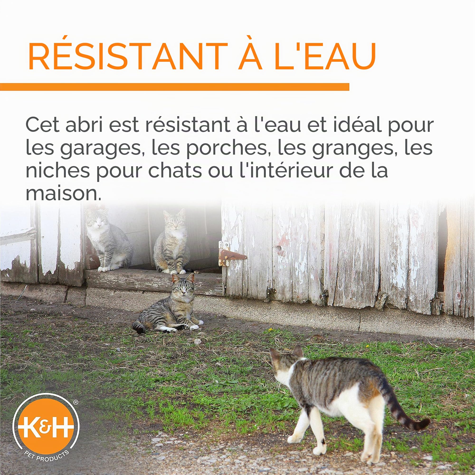 K&H Pet Products Outdoor Kitty Salle à Manger Olive 14 X 20 X 16,5 Pouces