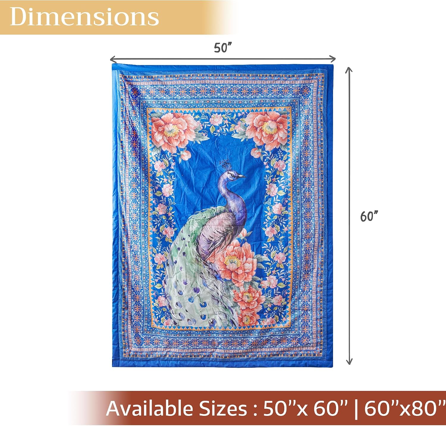 Maison d' Hermine Throw Blanket for Couch Lightweight Soft (50''X60'') image 4
