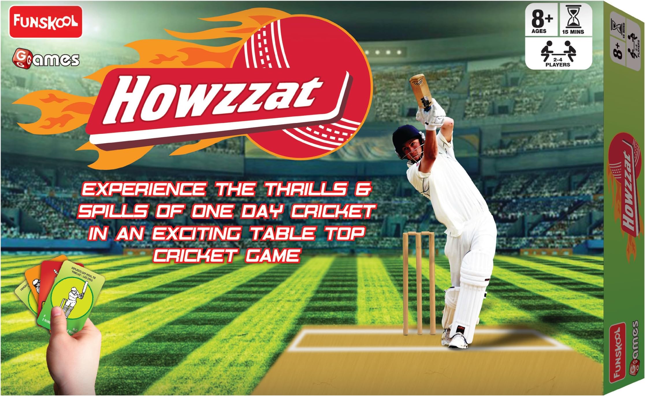Buy Funskool Games ,Cricket Howzzat, Sports Board Game, Cricket Game