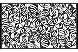 Calloway Mills AZ103751830 Lilac Vine Rubber Doormat: Enduring Outdoor Protection