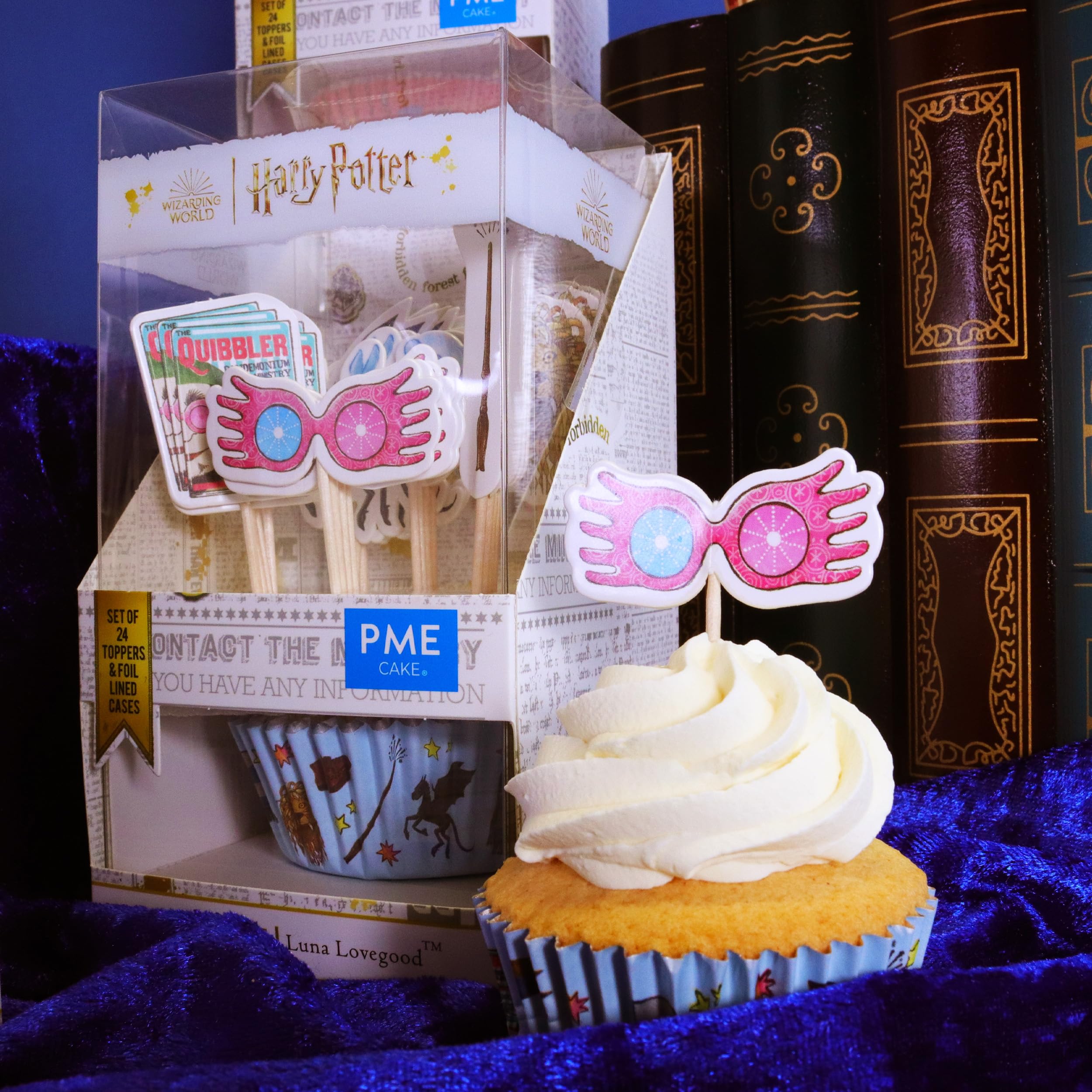 PME Harry Potter Luna Lovegood foremki do pieczenia i nakładka na tort, 24 sztuki