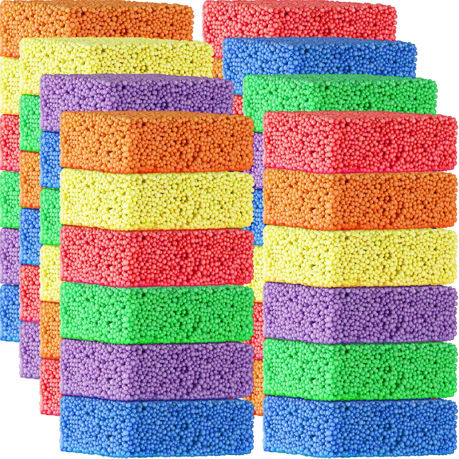 Shappy 48 Blocks Christmas Modeling Foam Clay Foam Beads Education Develop Creativity Gift DIY Art Crafts