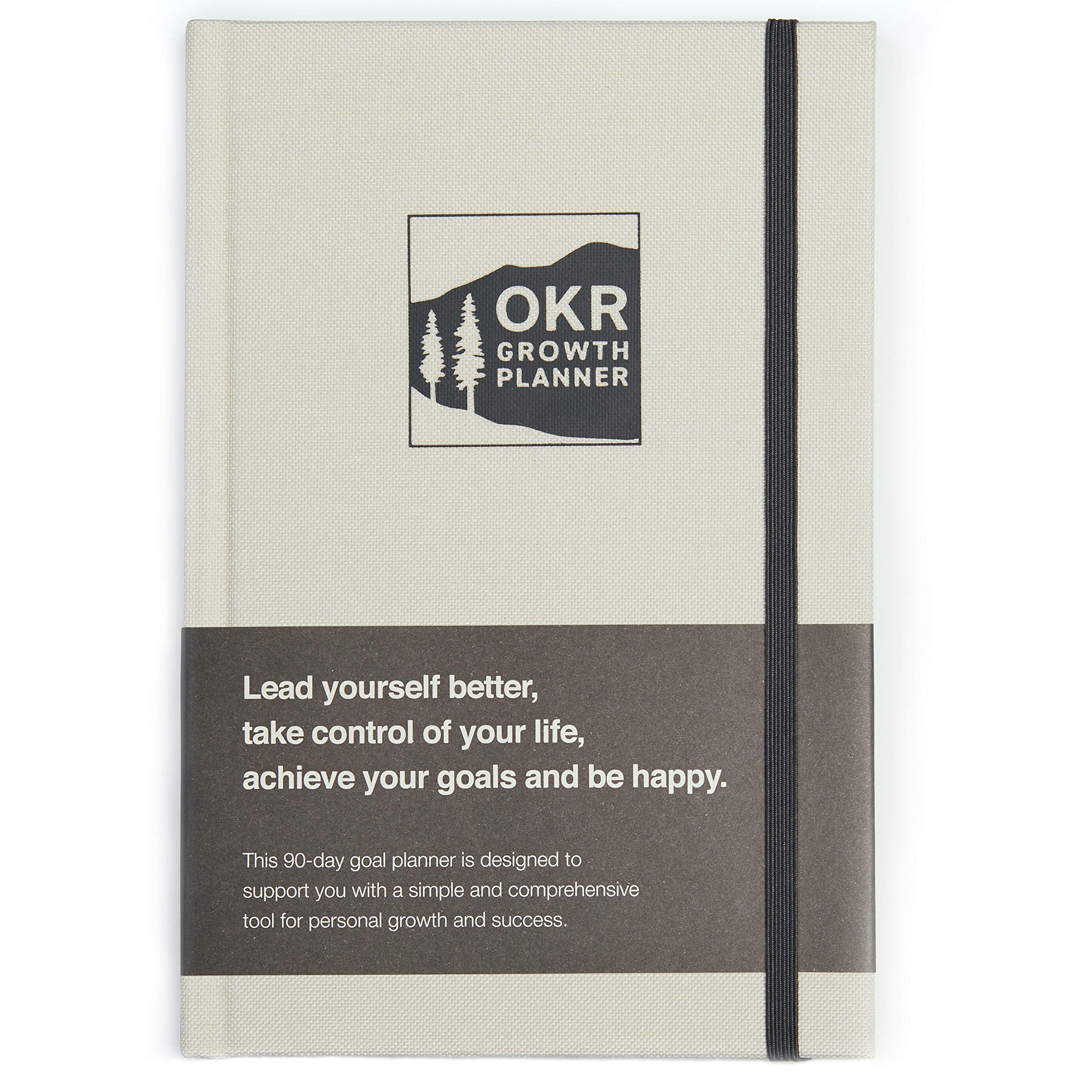 Daily Planner for Personal Growth, Success and Happiness in 2022 - Connect Your Most Important Goals with Consistent Daily Action - Beautifully Designed Planner, Based on the OKR Framework.