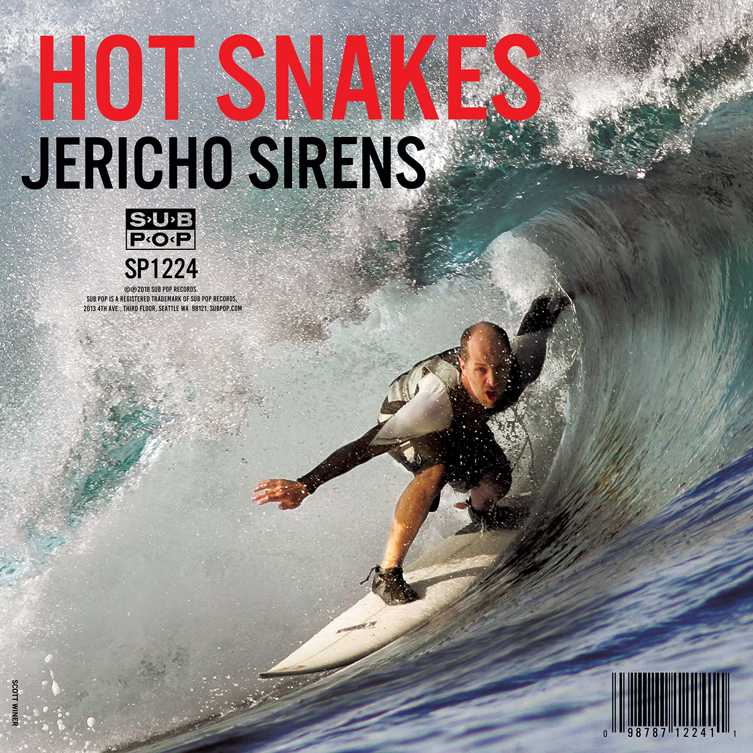 HOT SNAKES - Jericho Sirens - Vinyl (coloured vinyl LP + MP3 download code)