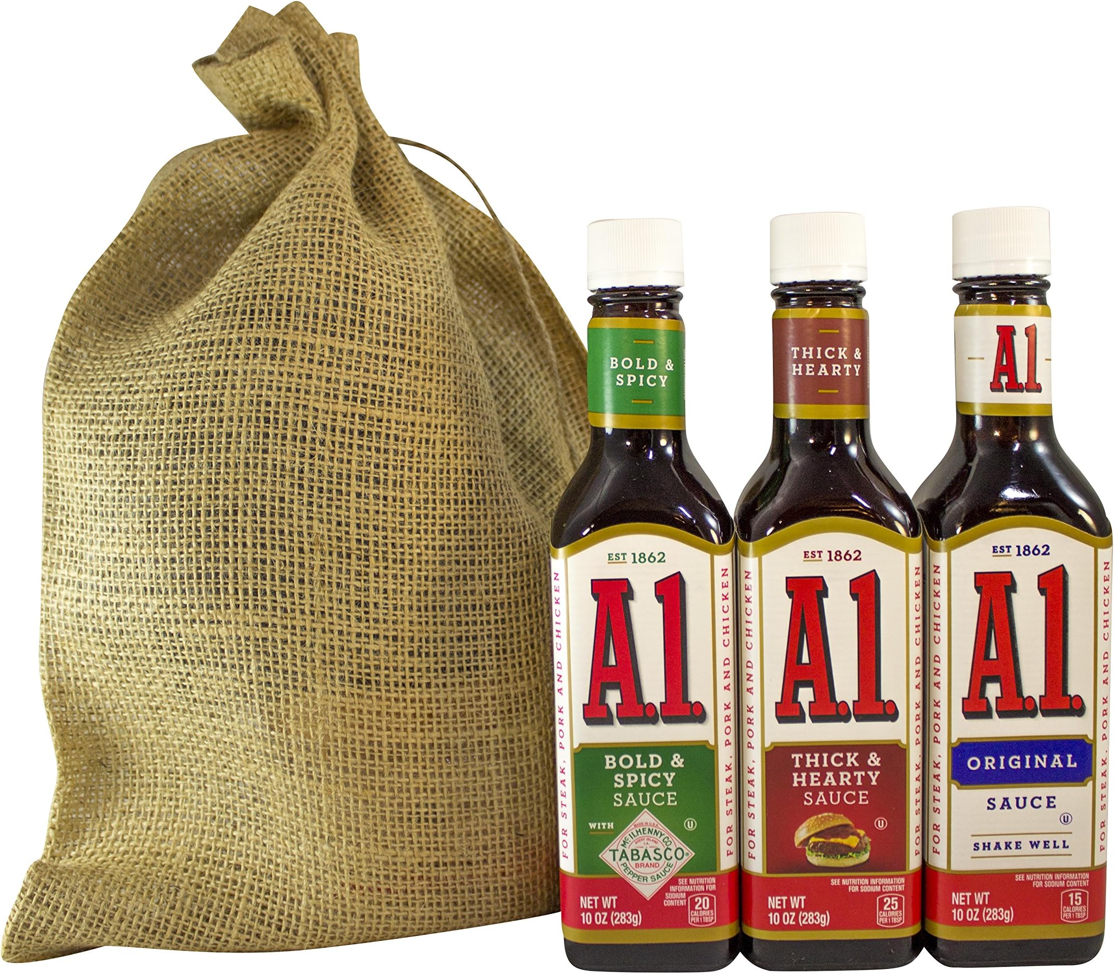 A1 Thick & Hearty Steak Sauce 10 oz (Pack of 3) Hot