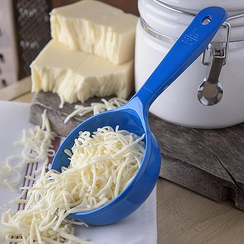 Miniatura 5 de Paquetes de cucharas de control de porciones con codificacióncromática de mango corto Carlisle, Azul, 1