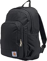 Carhartt 25L Classic Laptop Backpack - Durable Water-Resistant 600D Polyester, 15" Laptop Sleeve, PFAS-Free Organization, Black