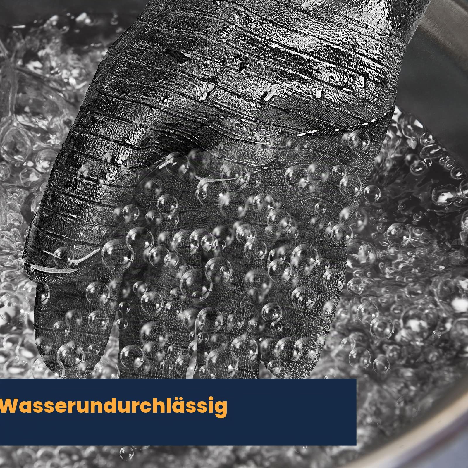 GEEKHOM 45CM Grillhandschuhe Hitzebeständig Extra Lang, Grill Zubehör Feuerfeste Handschuhe Bis 500°C, Ofenhandschuhe Topfhandschuhe Backhandschuh Topflappen Handschuh Für, Kochen, Backen& Grillen