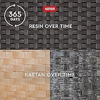 Vista 8 de Hielera de ratán Keter Pacific Cool Bar, marrón, (Harvest Brown)