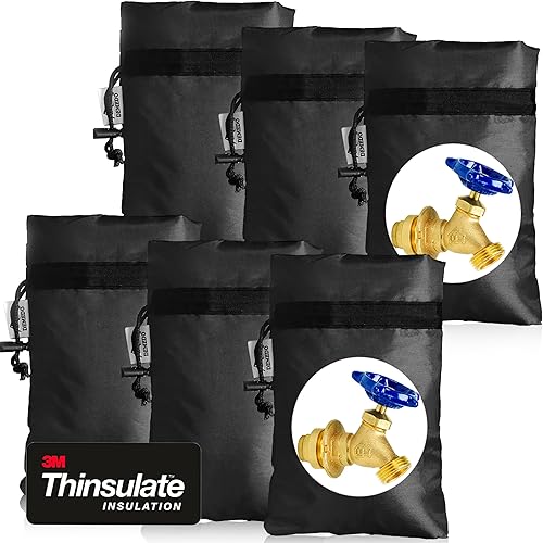 Vista 21 de Enlarge - Cubierta de grifo para exteriores para protección contra la congelación en invierno, 3M Thinsulate, 10 pulgadas de alto x 6.3 pulgadas