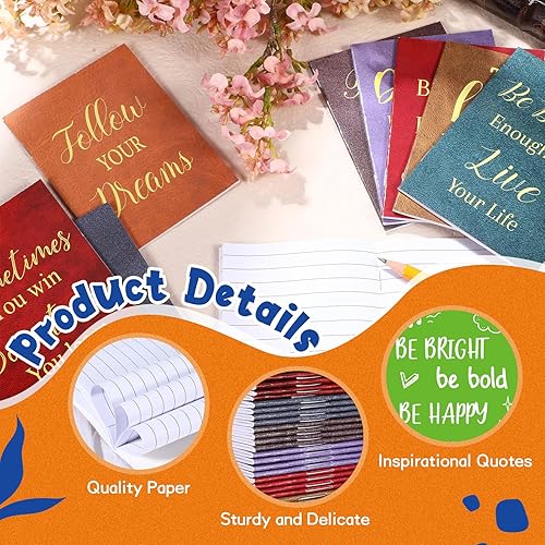 Miniatura 17 de Geelin Bloc de notas inspirador, regalos de agradecimiento, mini cuaderno motivacional, diario de oración de bolsillo pequeño, regalos de escritura