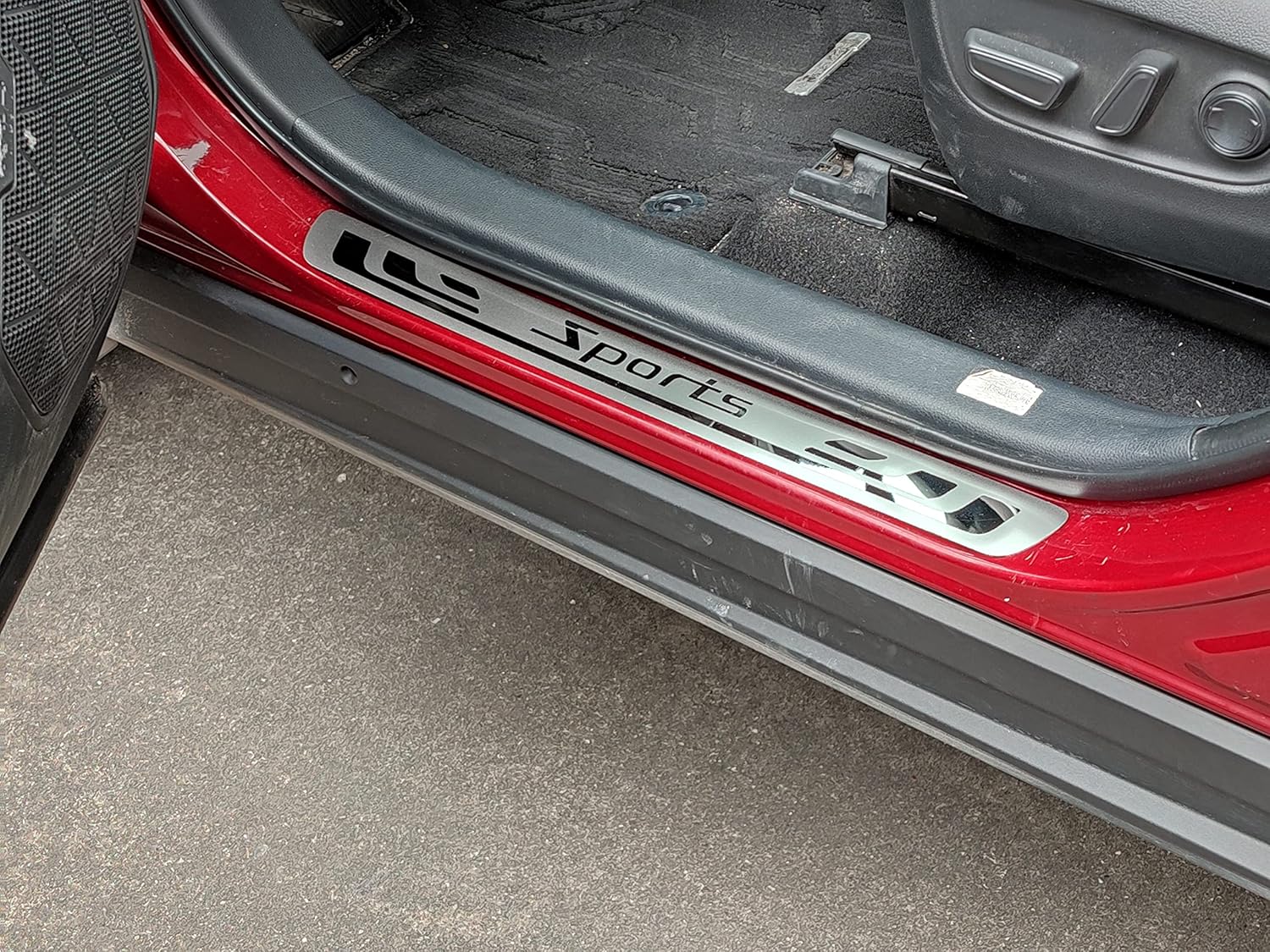 GZBFTDH Car Door Sill Scuff Protector Guard, Compatible for 2016-2023 Ford Escape Ranger Accessories Kick Panels Threshold Guard Scuff Plate, Auto Parts Door Entry Guard