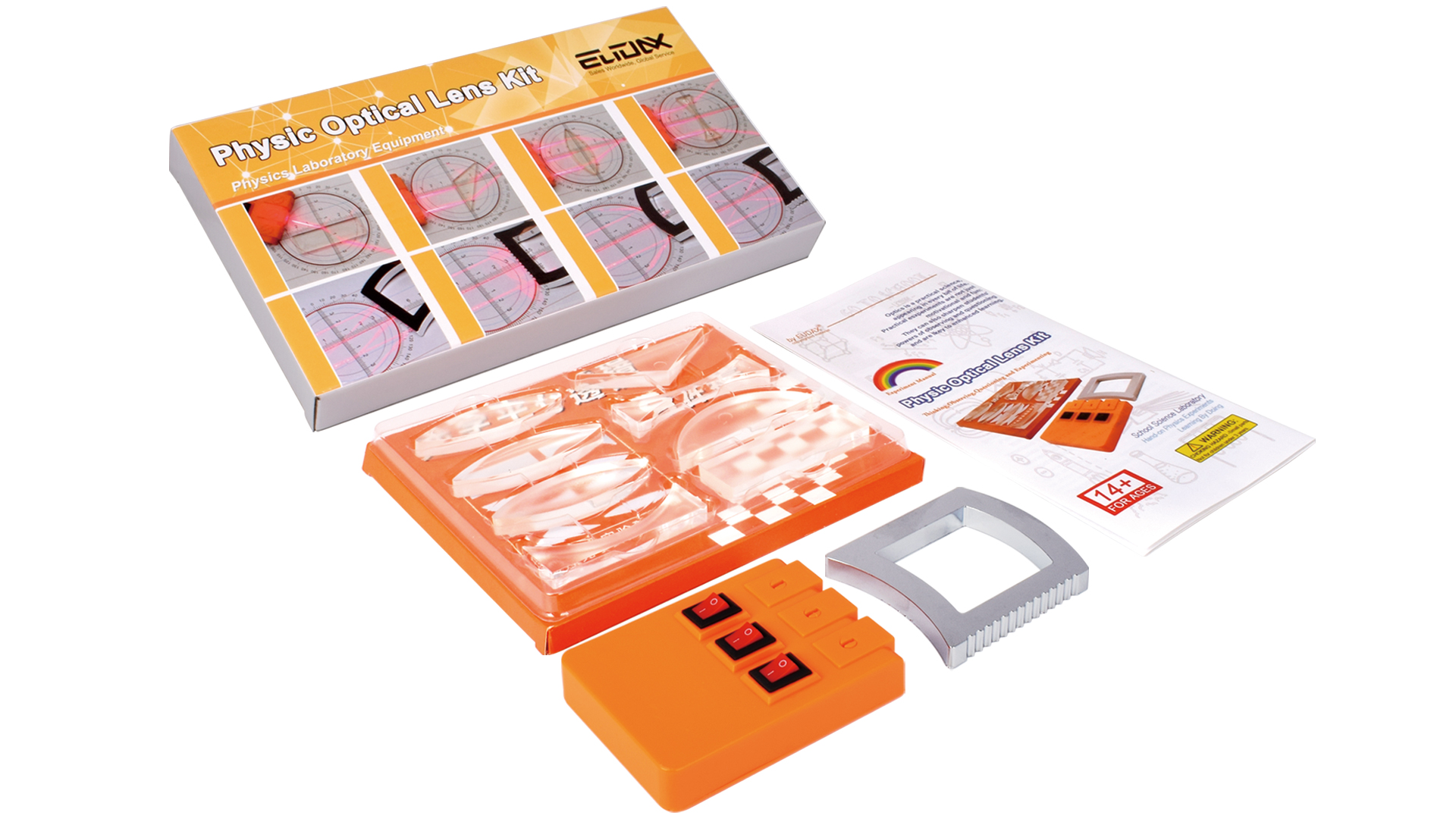 Reflection Kit Physics Snap Circuits Rustark 1 Set Physics Optical Experiment Kit Prism Lens ...