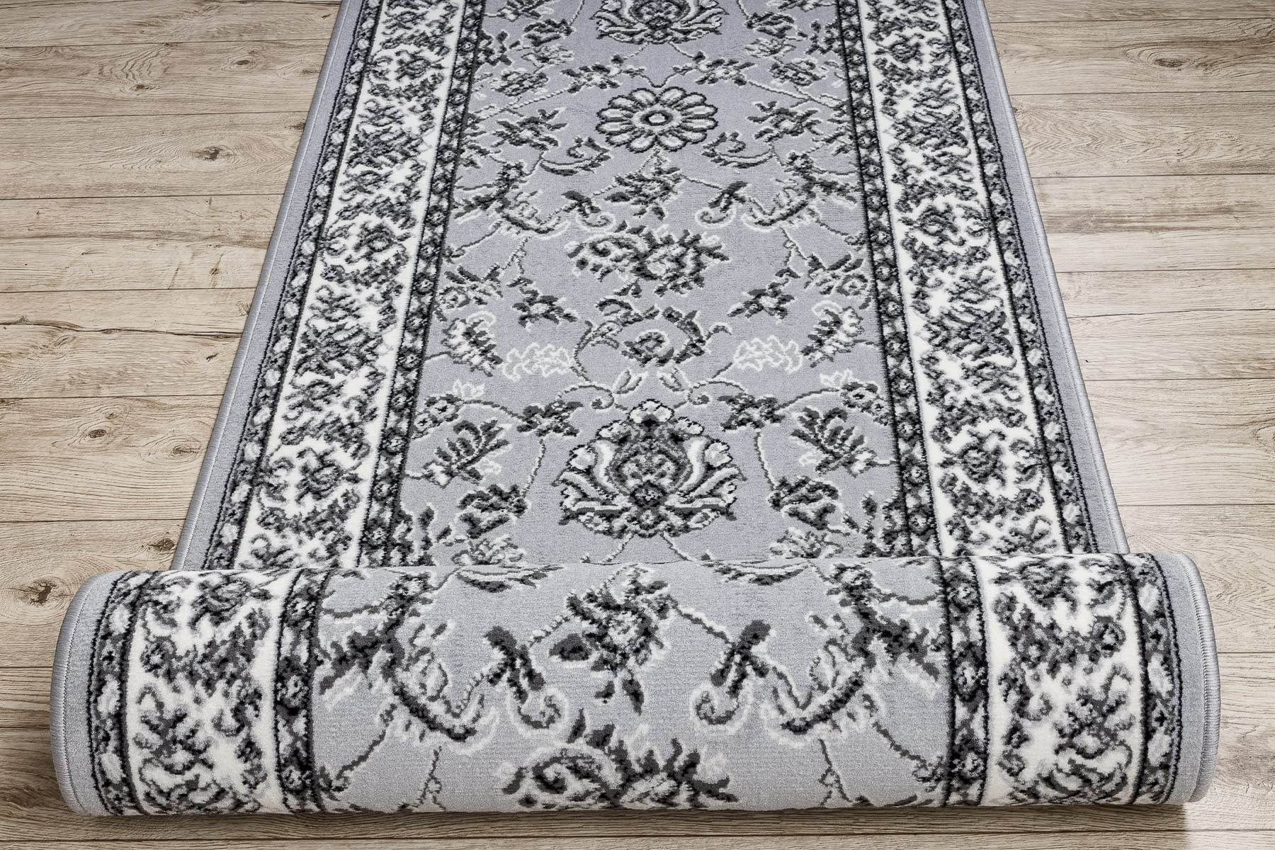 rugsx Läufer BCF MORAD Klasyk klassisch grau 60x100 cm