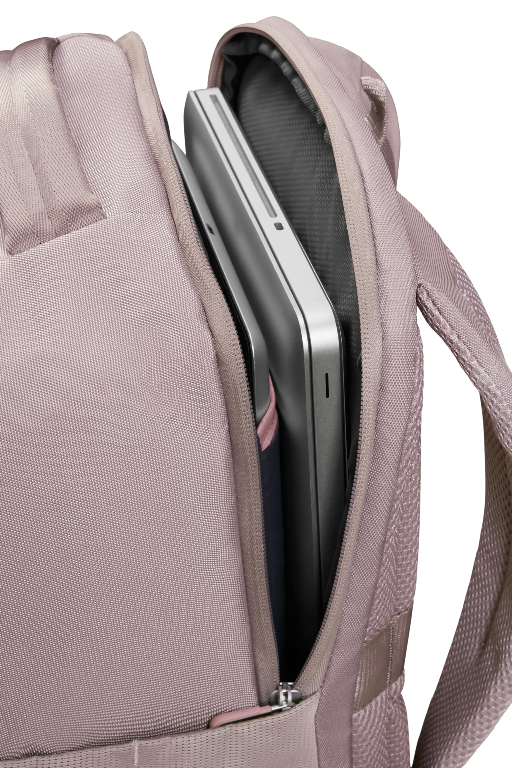 Samsonite Guardit Classy 2.0 - Zaino cabina donna, 40x30x20 cm - Bagaglio a mano underseat per Ryanair, Wizz Air & Vueling, Scomparto laptop 15.6", Grigio (Stone Grey)