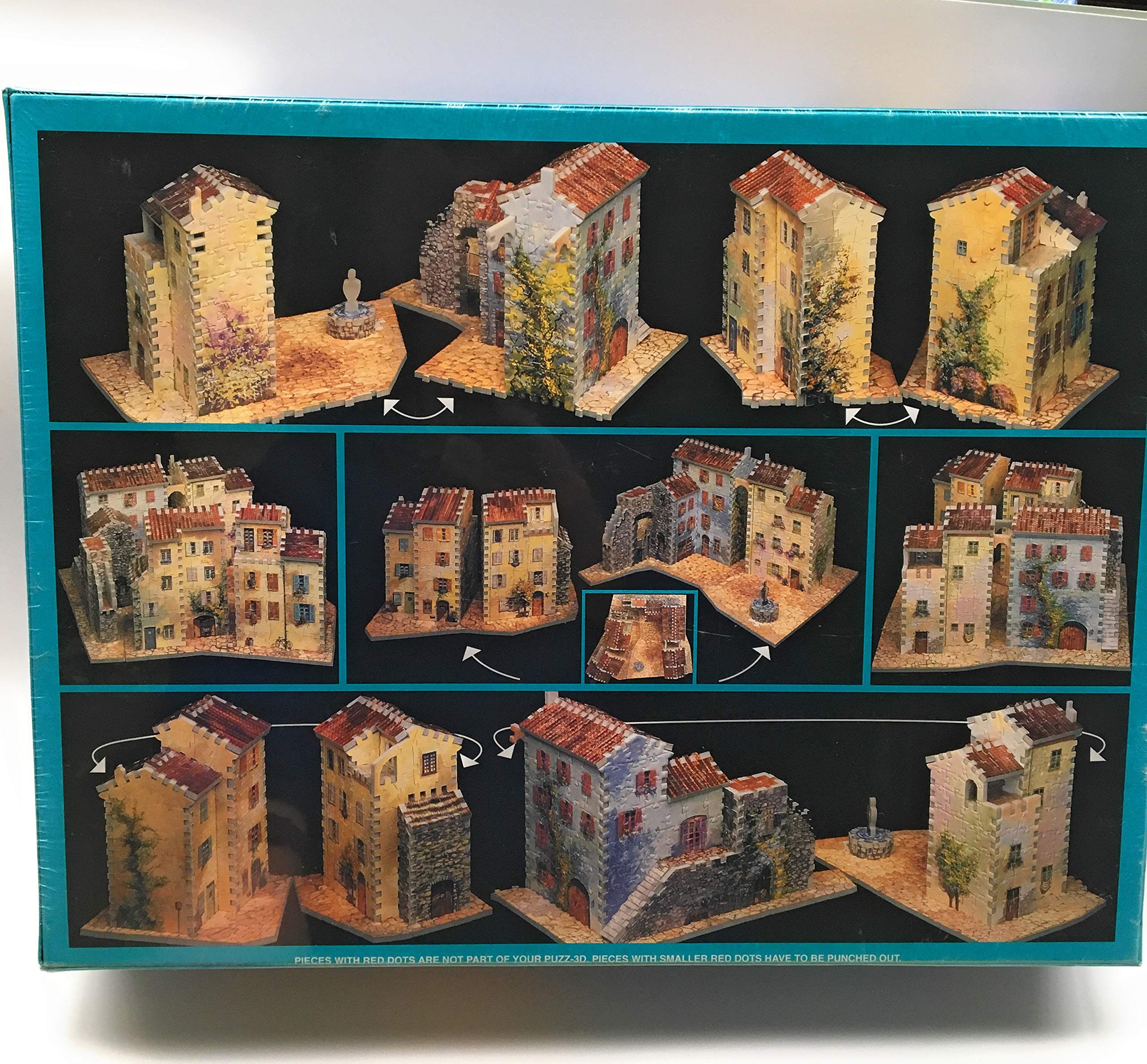 Amazon.com: Puzz 3D Mediterranean Village by WREBBIT : Toys & Games