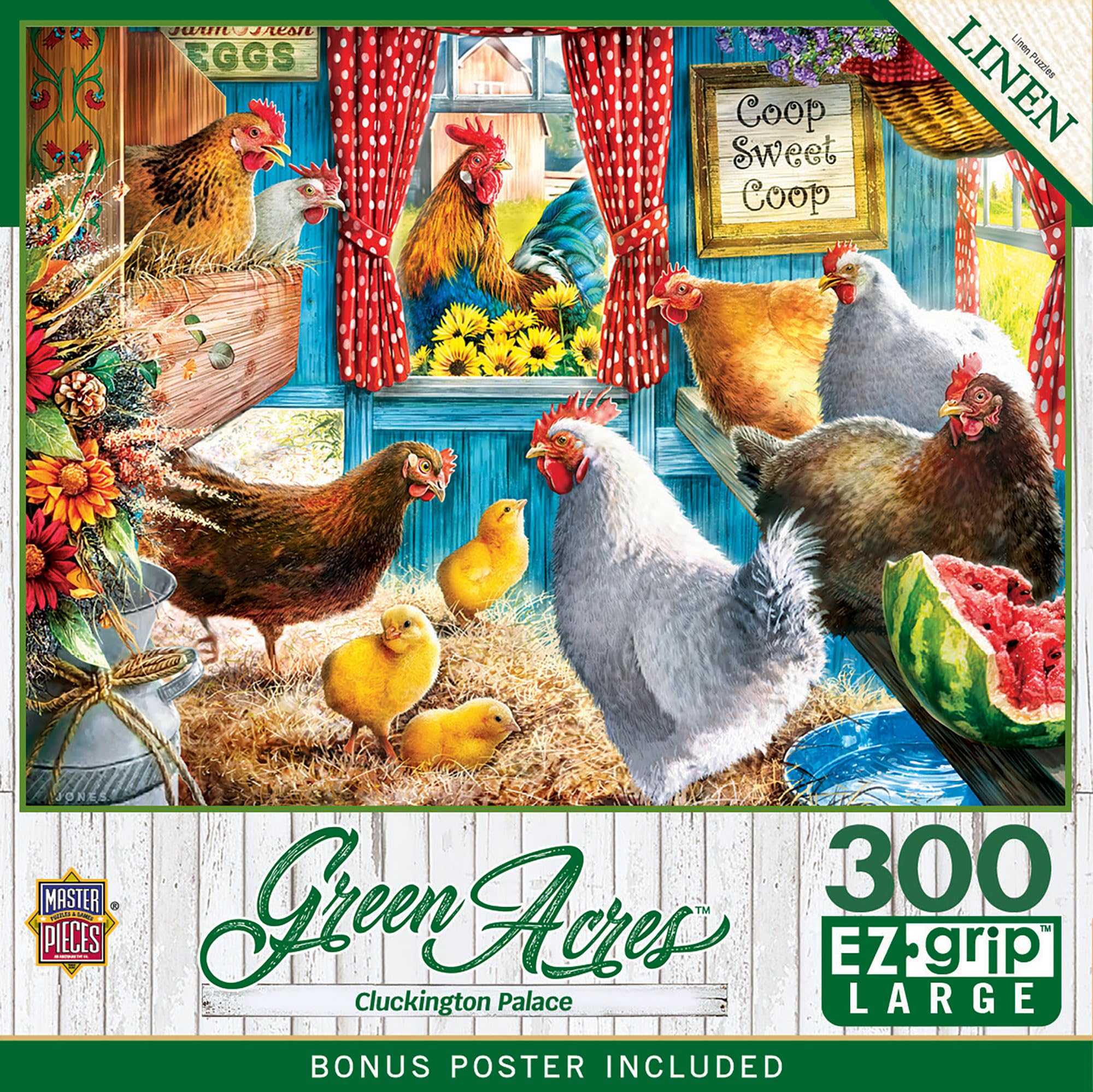 Amazon.com: MasterPieces Green Acres - Cluckington Palace 300
