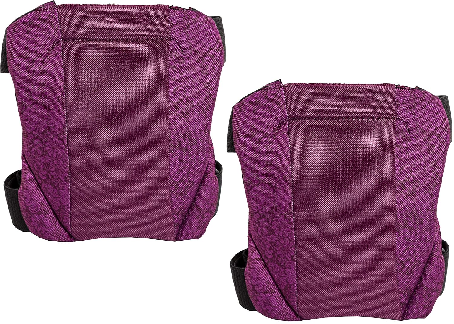 Set of 3 Pairs of Gardening Knee Pads -Assorted Color - Soft Elastic Straps with Hook and Loop Attachment - Lightweight Design (3)