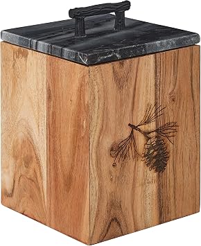 Park Designs Rustic Wood Canister, Small