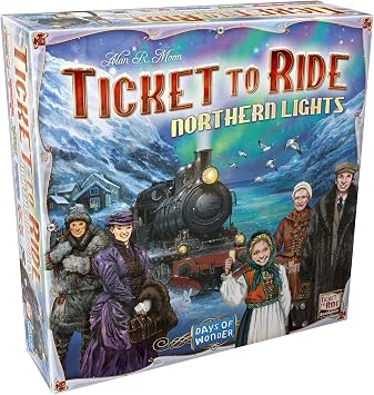 Ticket to Ride Northern Lights - Board Game - Strategy - North - 2-5 Years - 30-60 Minutes - 2-5 Players