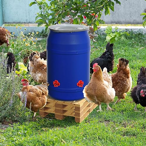 Miniatura 7 de Dreyoo 24 pezones horizontales para pollo, bebedero automático de pezones para aves de corral con brocas para comederos de pollo, kit de agua de