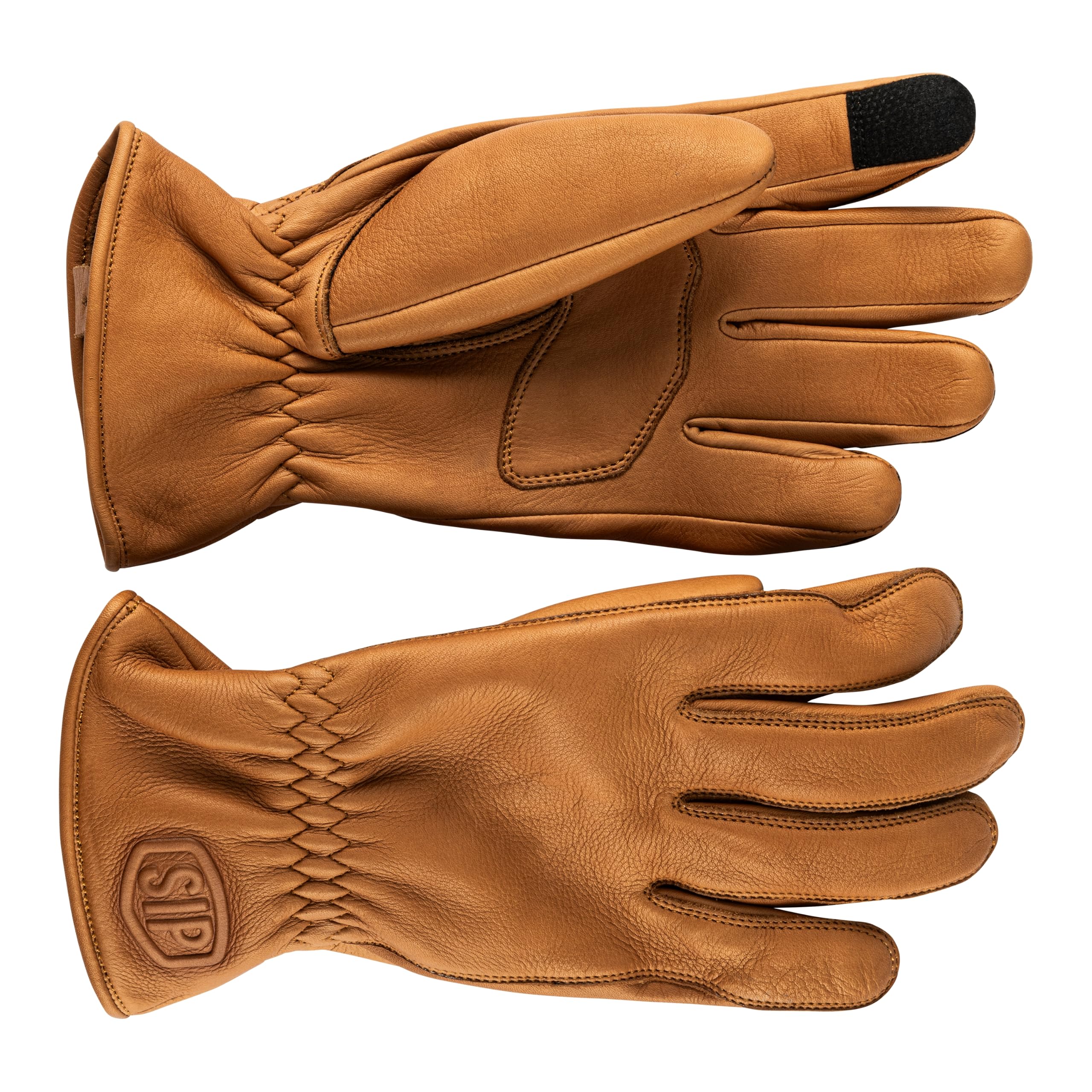 SIP Destination Handschuhe, touchscreenfähig, Vitage-Stil, für Vespa und Motorrad