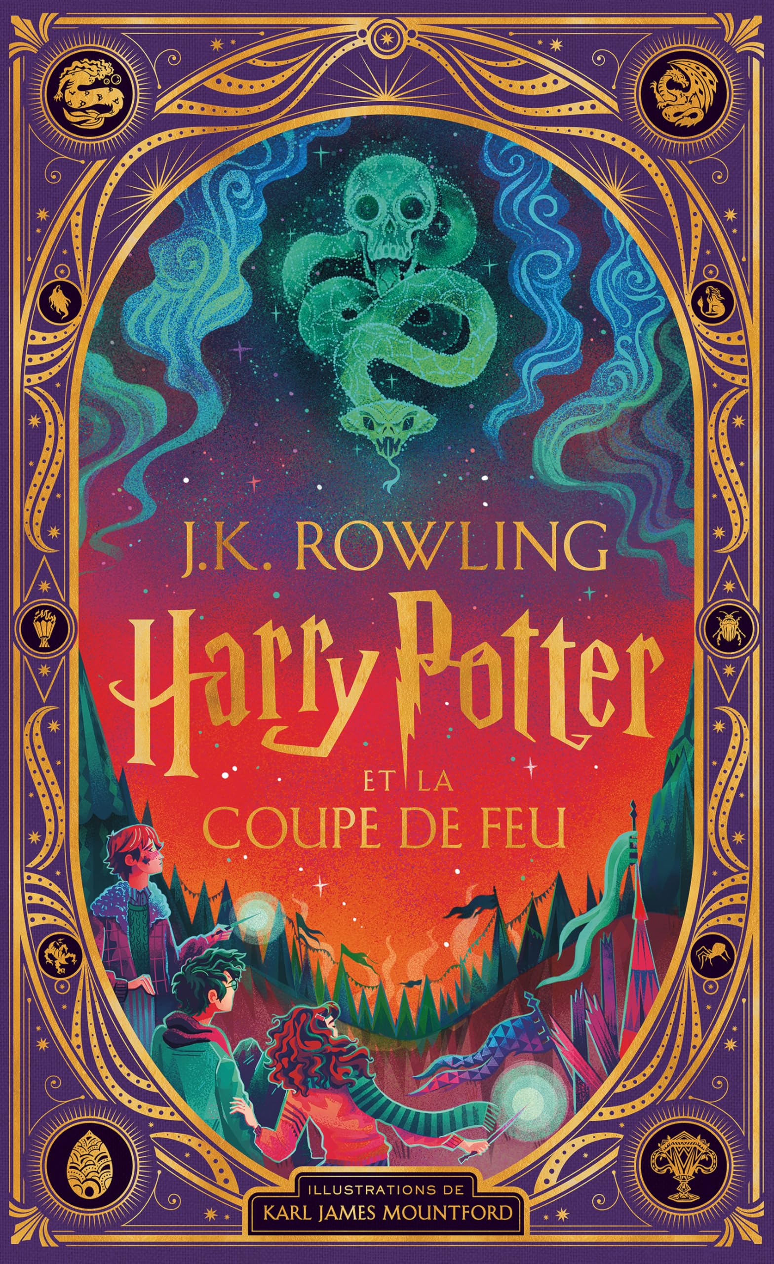 Harry Potter et la Coupe de Feu - Édition illustrée interactive: Illustrations par Karl James Mountford