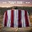 Hydration Nation Authentic Large Handwoven Mexican Striped Throw Blanket - Soft, Durable, Eco-Friendly - 70x50 - Mariner