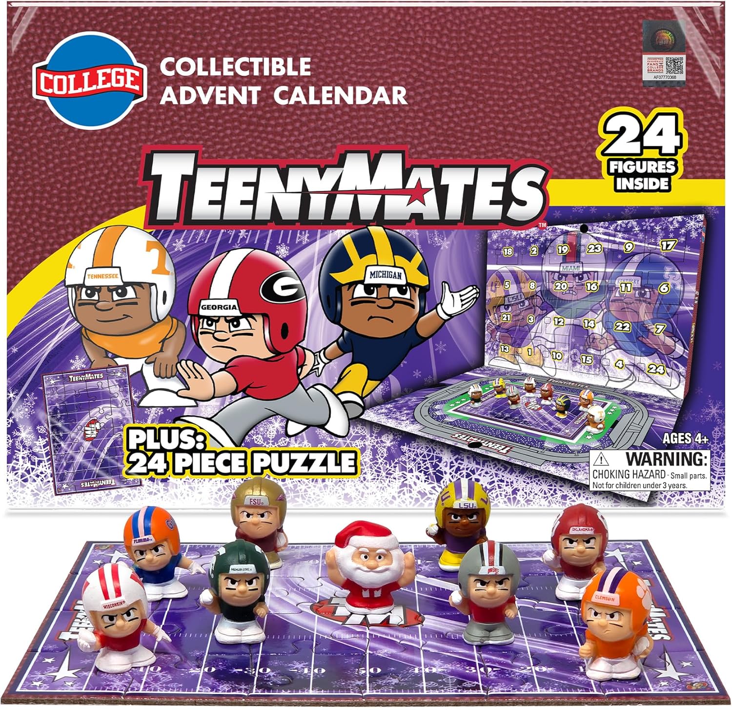 2025 NCAA TeenyMates Advent Calendar
