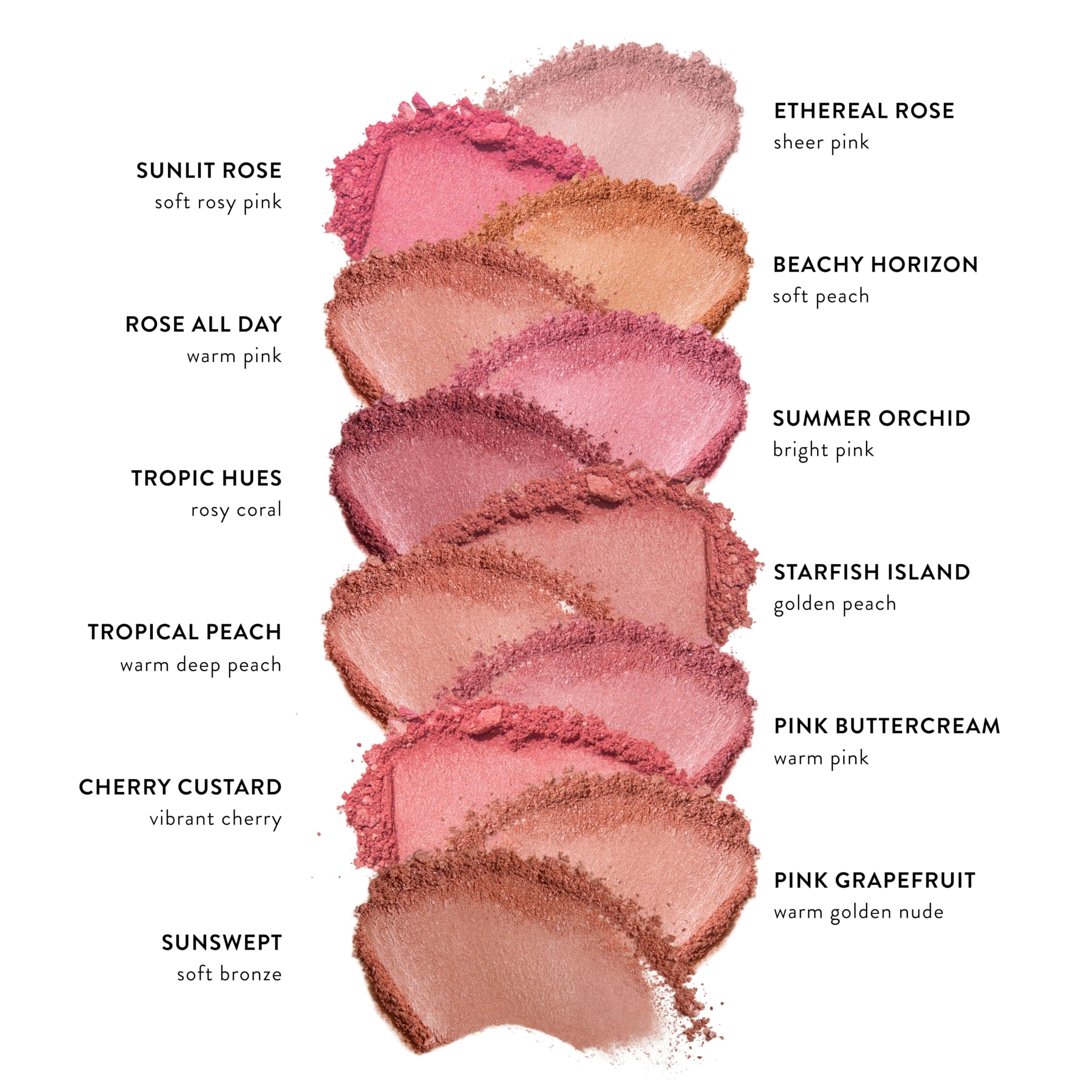 LAURA GELLER NEW YORK Blush-n-Brighten Marbleized 2 en 1 rubor, rosa iluminado por el sol, cepillo de rubor en ángulo, ultra suave, nunca se desprende (2 piezas)