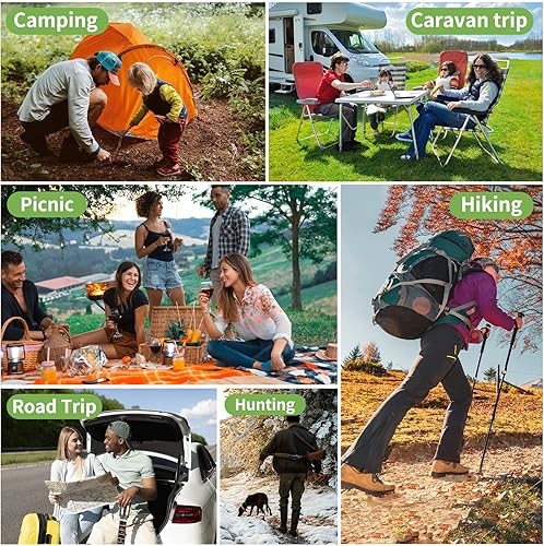 Miniatura 7 de Bolsas de inodoro portátiles ultra fuertes, 100 unidades, forro de cubo de 5 a 8 galones, bolsas de inodoro biodegradables gruesas para acampar para