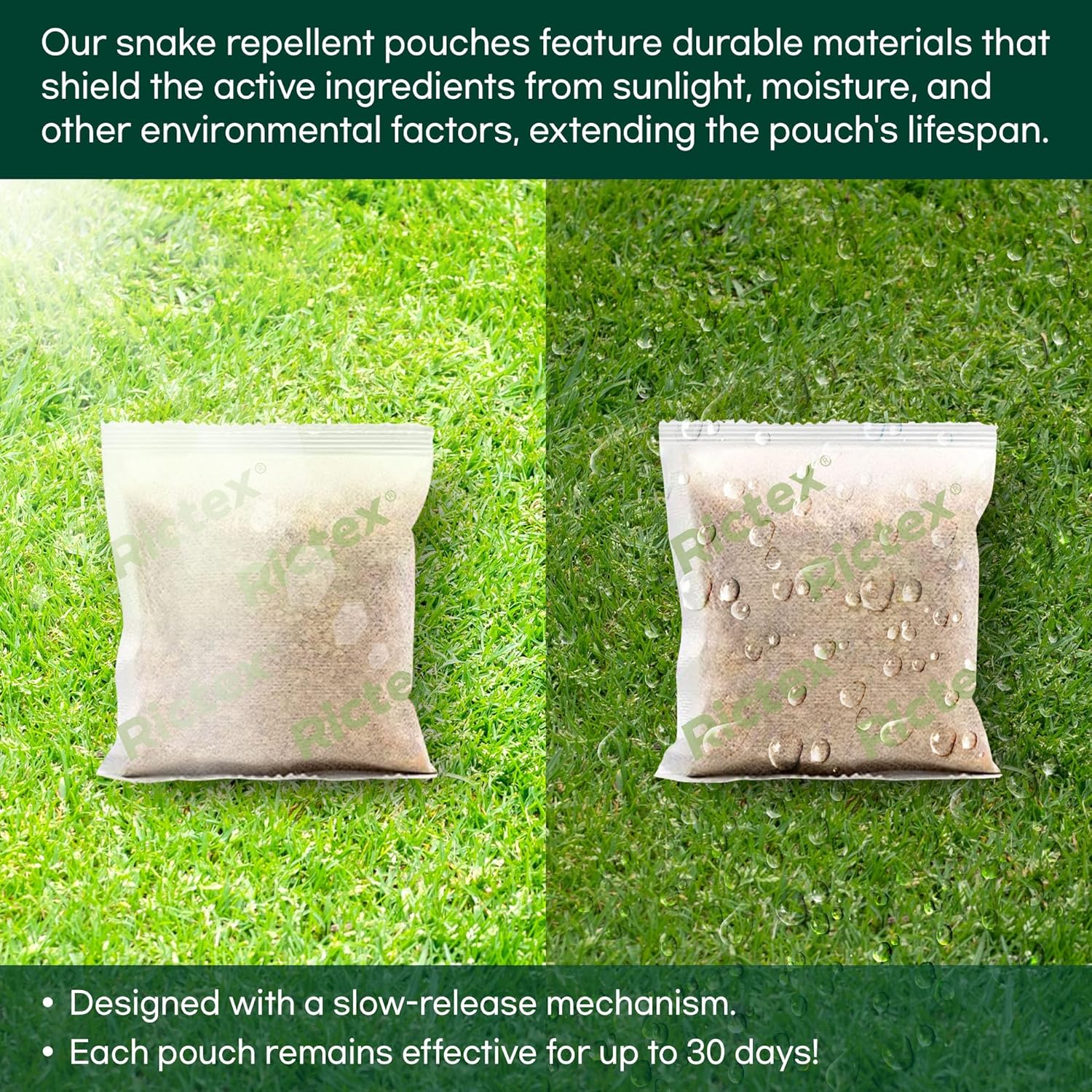 Snake Repellent for Yard Powerful: Keep Snake Away Repellent for Outdoors - Natural Safe for Children and Pets - Snake Be Gone for Lawn Garden Camping Fishing Home 10 Pouches
