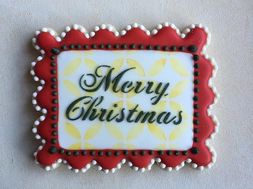 Miniatura 4 de Plantilla de galletas y manualidades de Feliz Navidad de Designer Stencils