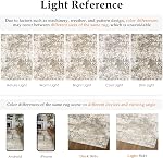 PureCozy Machine Washable Area Rug 8x10 Grey Beige Living Room Indoor Modern Abstract Accent Rug Large Neutral Low Pile Carpet Non Slip Distressed Throw Rug Bedroom Office Dining Room