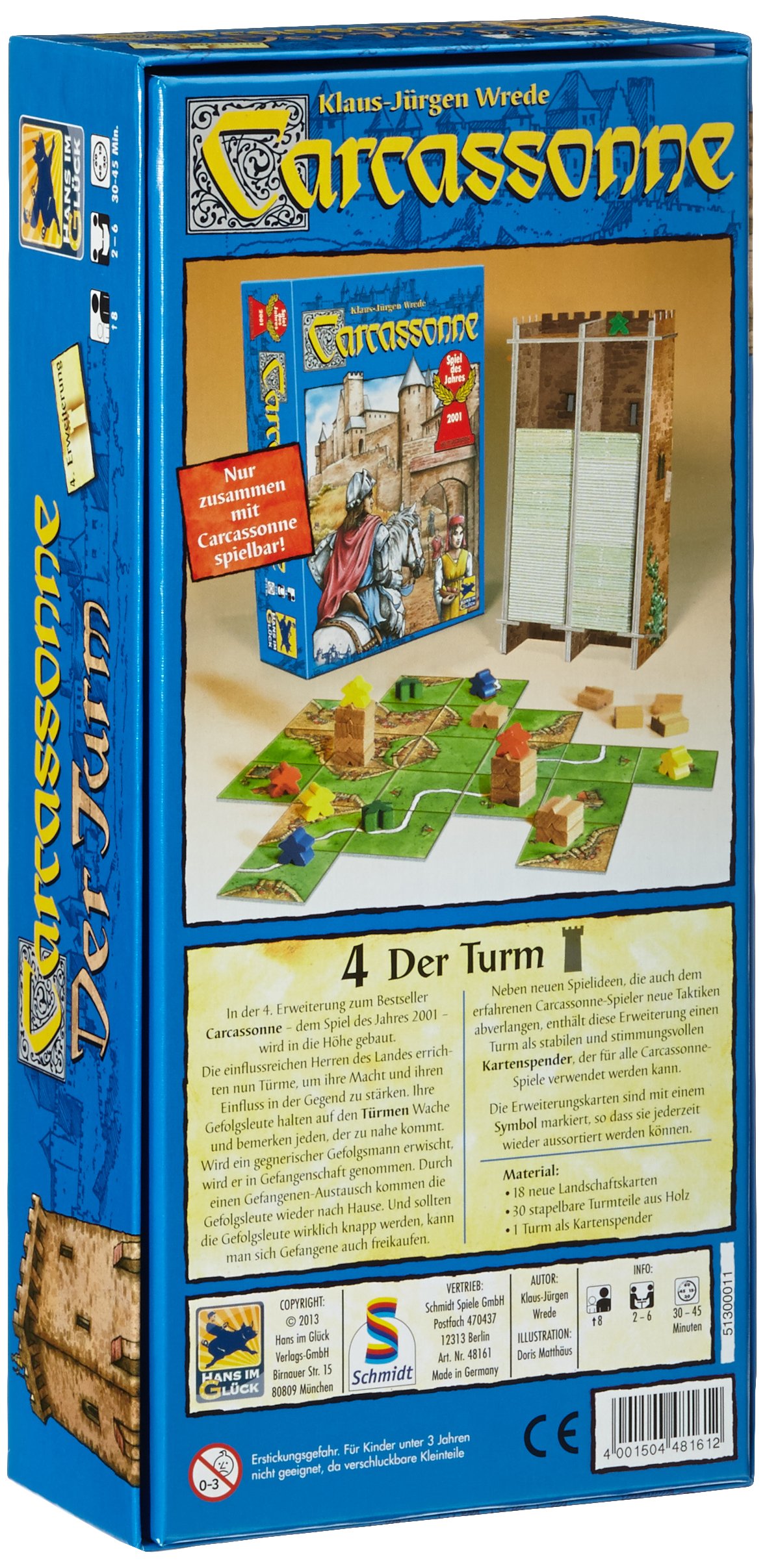 Schmidt Spiele 48161 - Carcassonne, 4. Erweiterung Der Turm
