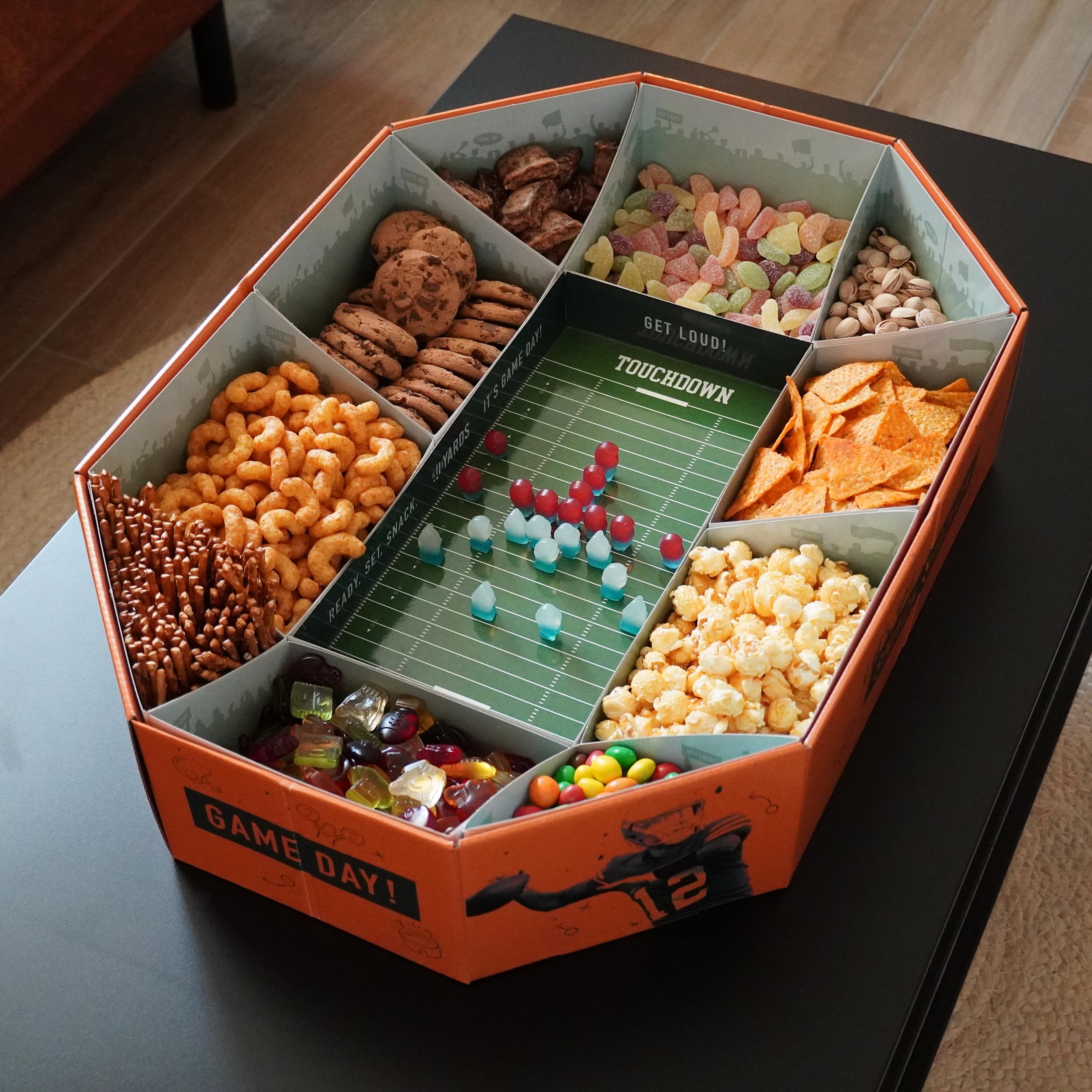 Snack Stadium da Football Americano Grande XXL 61 x 43 cm Decorazione Regalo Riutilizzabile