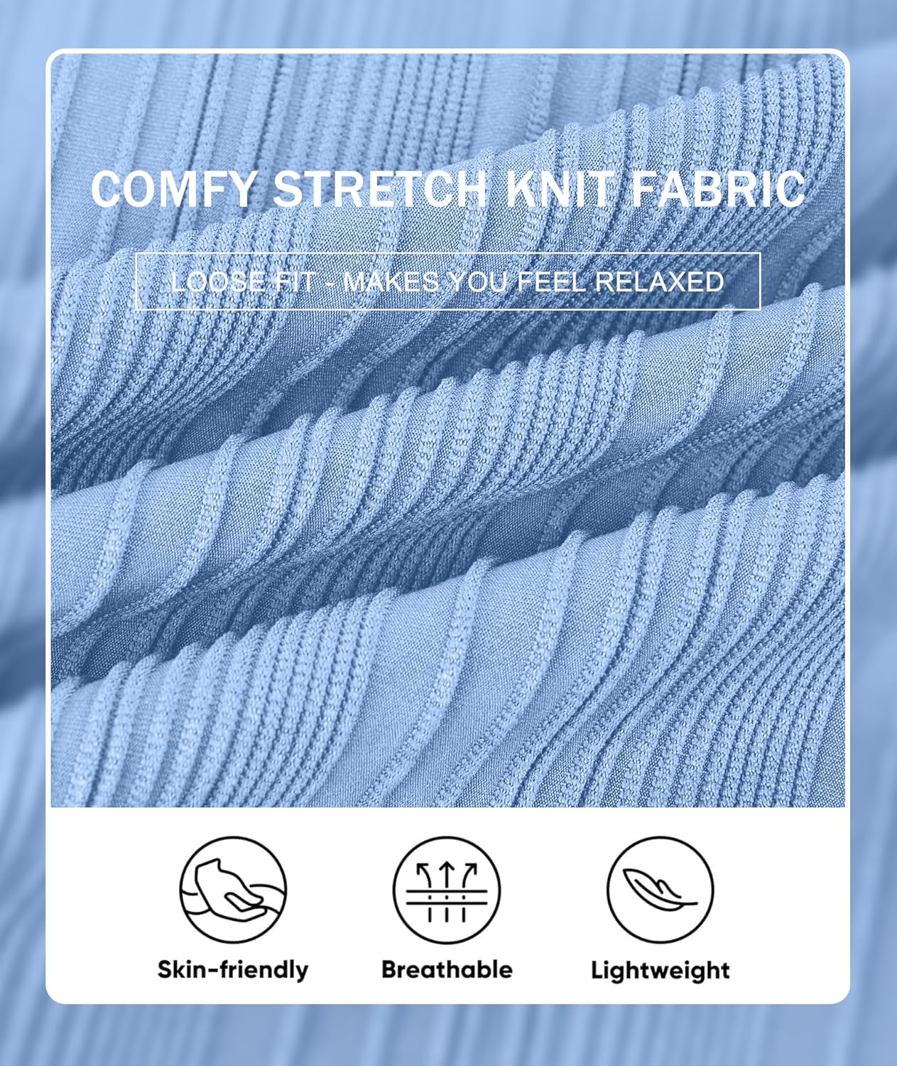 PRIVIMIX Mens Knit Polo Shirts Long Sleeve Fashion Textured Polo Sweater Stretchy Pullover Sweaters for Men Casual Golf Shirt - Image 5