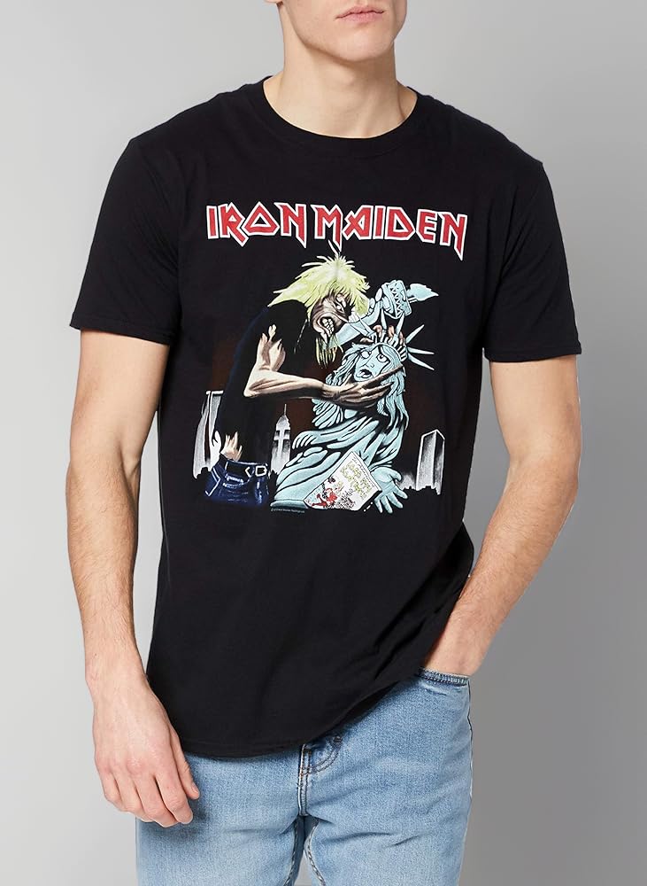 Amazon | Iron Maiden アイアンメイデン Tシャツ Band Logo