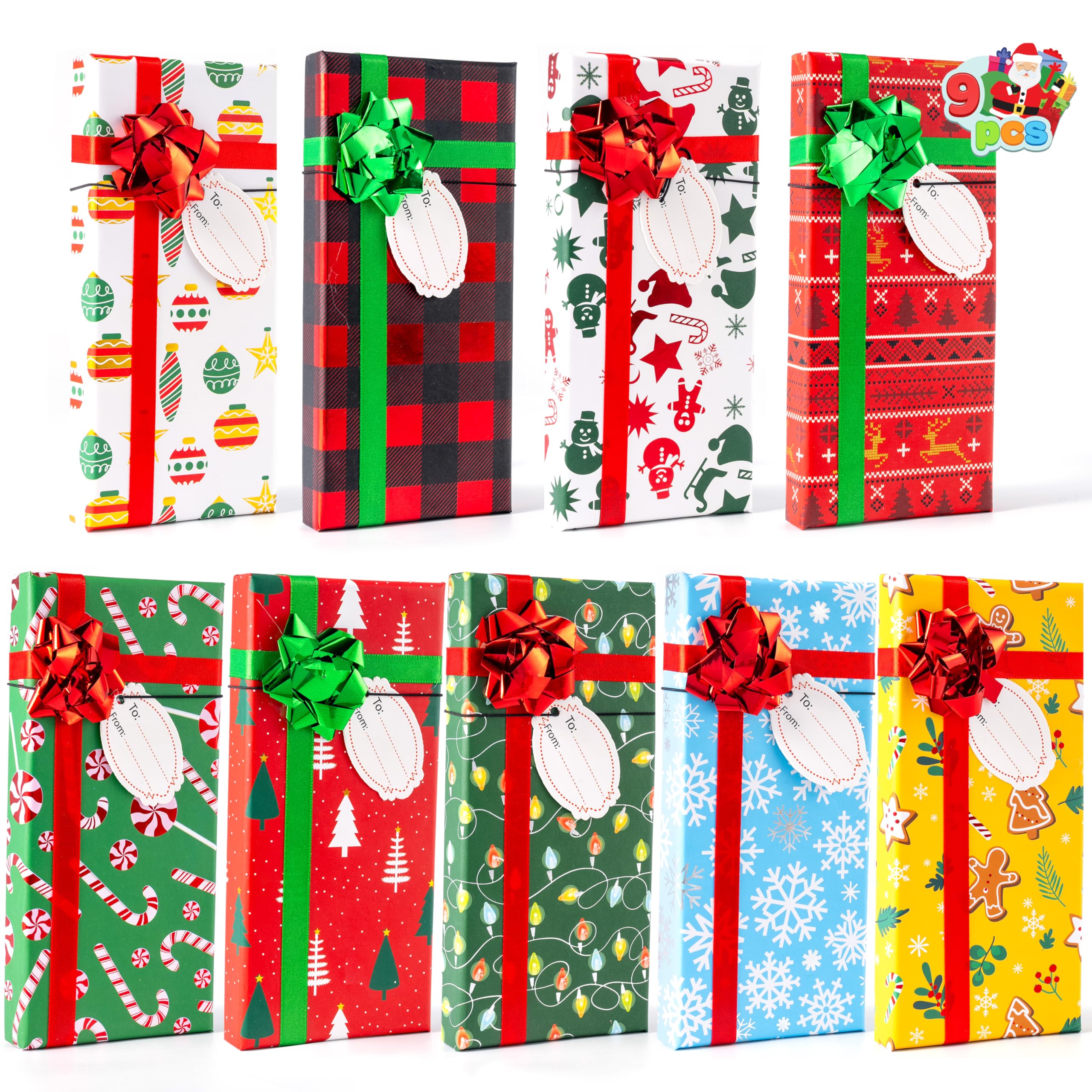 Amazon.com: JOYIN 9Pcs Gift Card Box Holder Christmas, 6.5'' x 2.8'' x ...