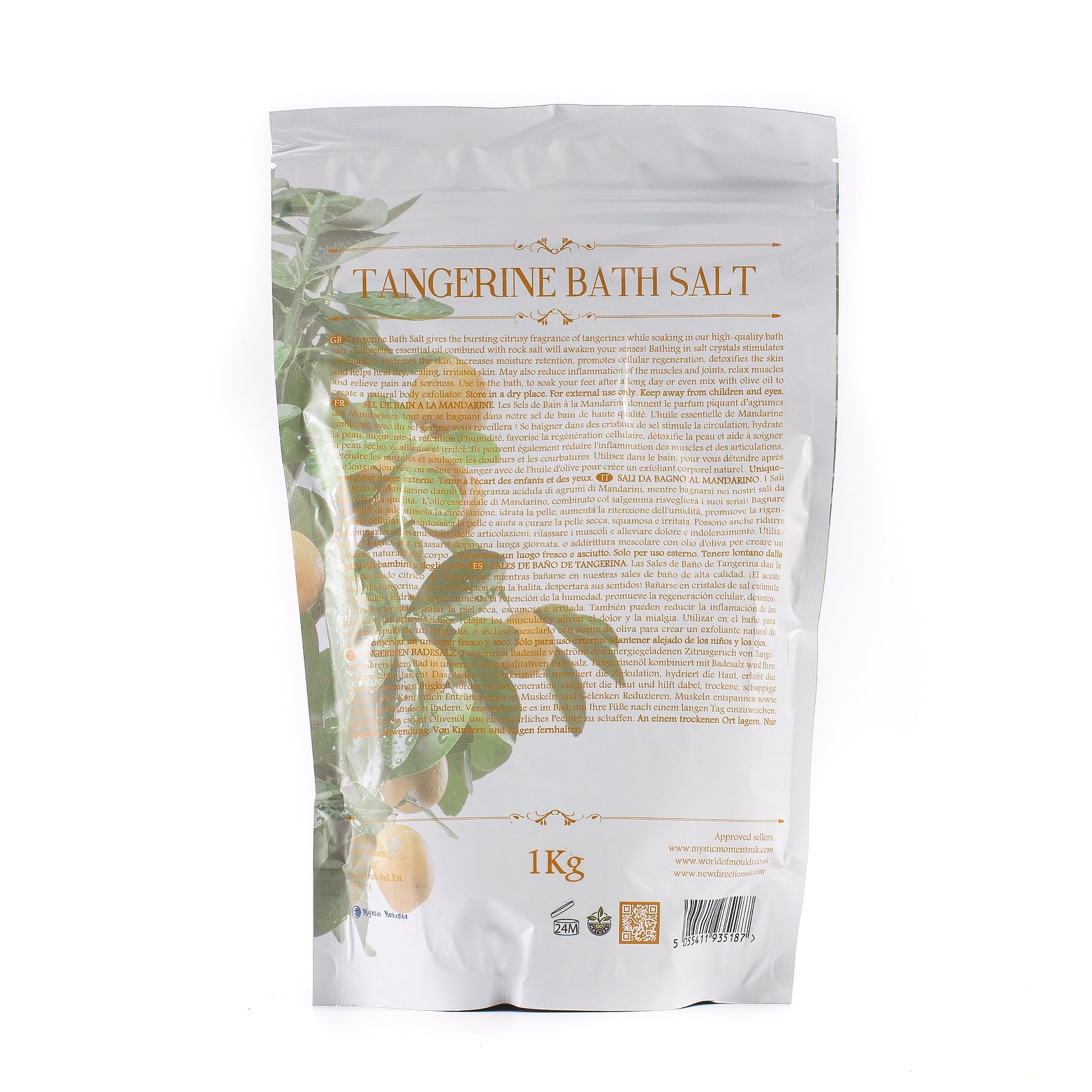 Sól do kąpieli – tangeryna – 5 kg