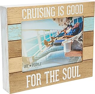 Pavilion Gift Company Cruising Is Good For The Soul - 5x7 Self-Standing Wall Hanging Picture Frame