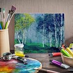 VARIETY CANVAS 10 X 14 Inch Cotton Canvas Board for Painting, 7OZ Primed, Pack of 6 Piece - White
