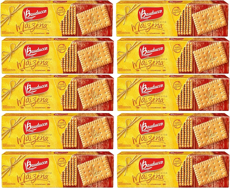 Kit C/10 Maizena Bauducco 170g