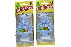 Little Tree Summer Linen Air Freshener: Clean, Long-Lasting Car Freshener